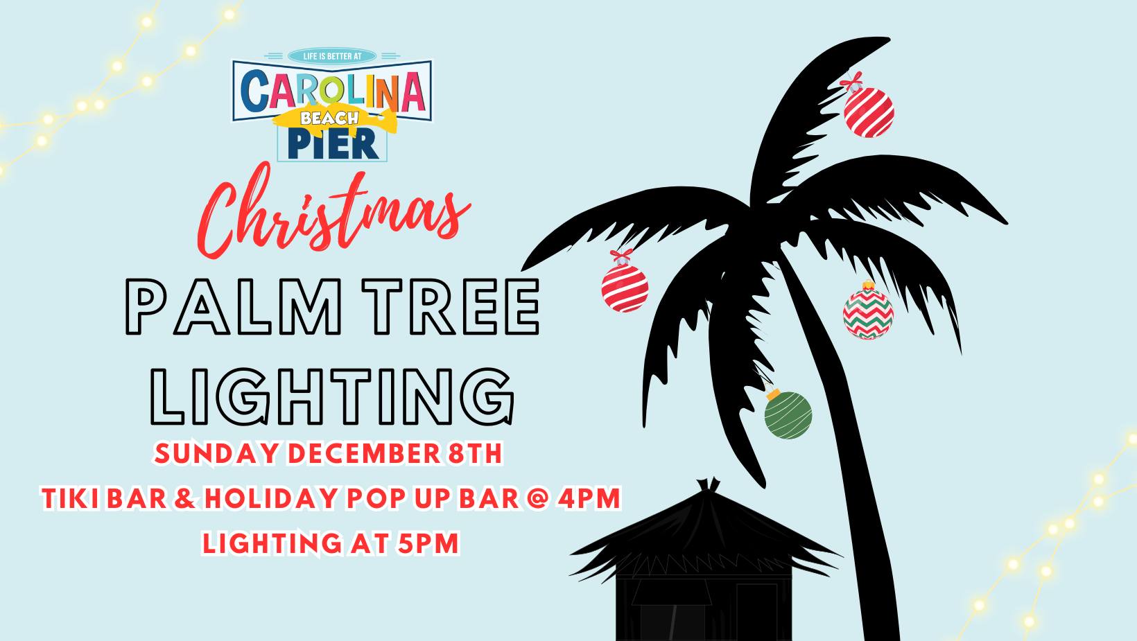 Christmas Palm Tree Lighting Event